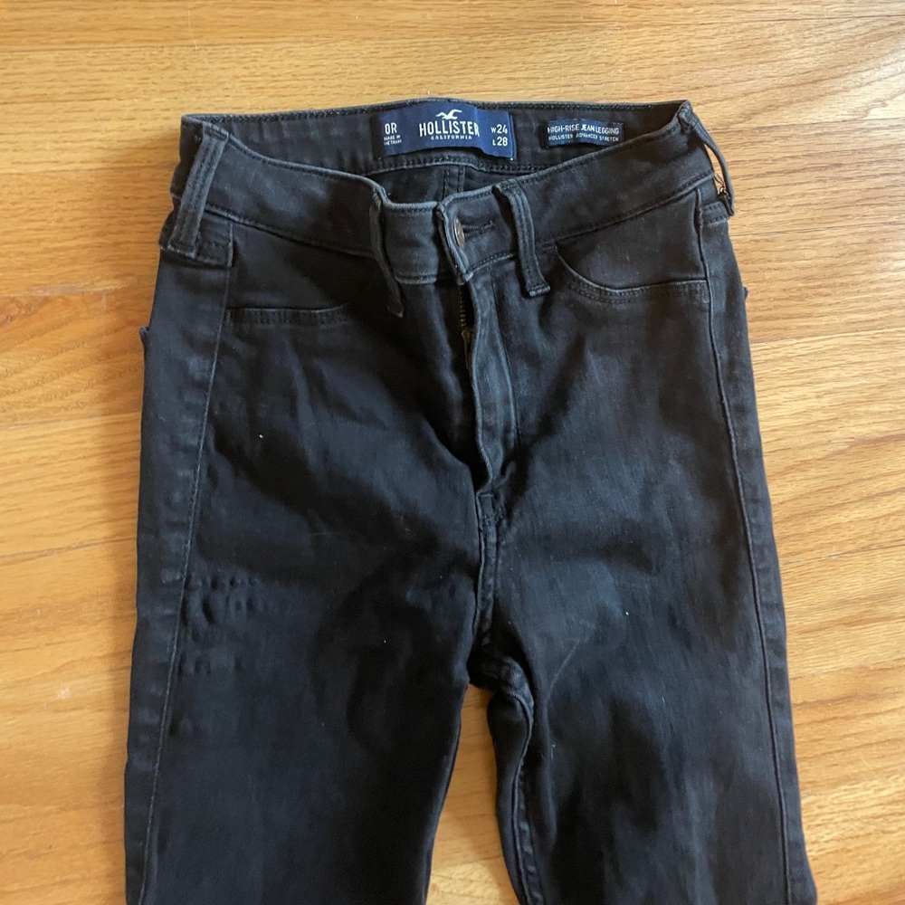 Skinny Black Hollister Jeans